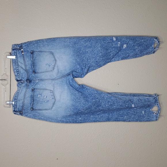 KanCan Womens Trevie Ultra High Rise Straight Leg Size 16W Retro Distressed - Picture 6 of 16